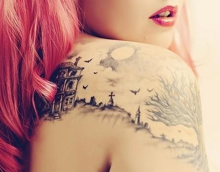 Pink Hair and Great Tattoo (gallery of bests of pinterest)