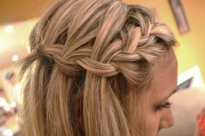 Waterfall Braid Hairstyle (bests of pinterest gallery)