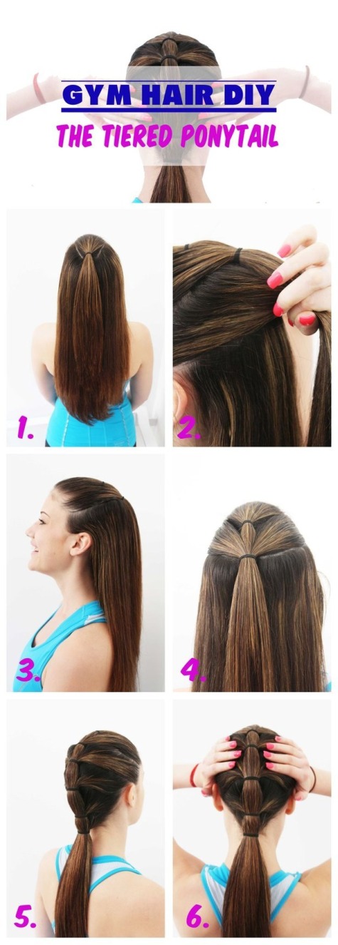 10 great hair hacks for the gym. (great gallery)