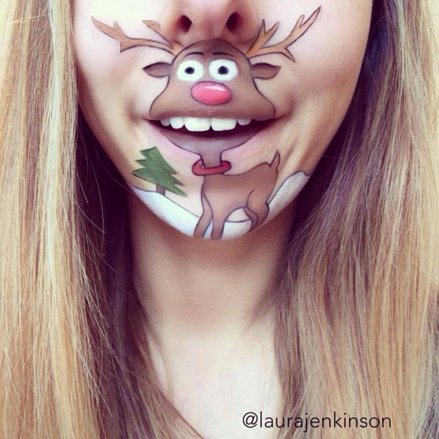 Makeup Artist Turns Her Lips Into Cute Cartoon Characters: 52 amazing photos