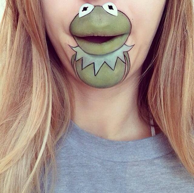 Makeup Artist Turns Her Lips Into Cute Cartoon Characters: 52 amazing photos