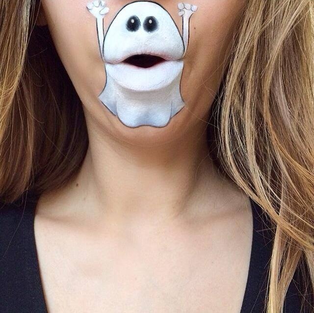 Makeup Artist Turns Her Lips Into Cute Cartoon Characters: 52 amazing photos