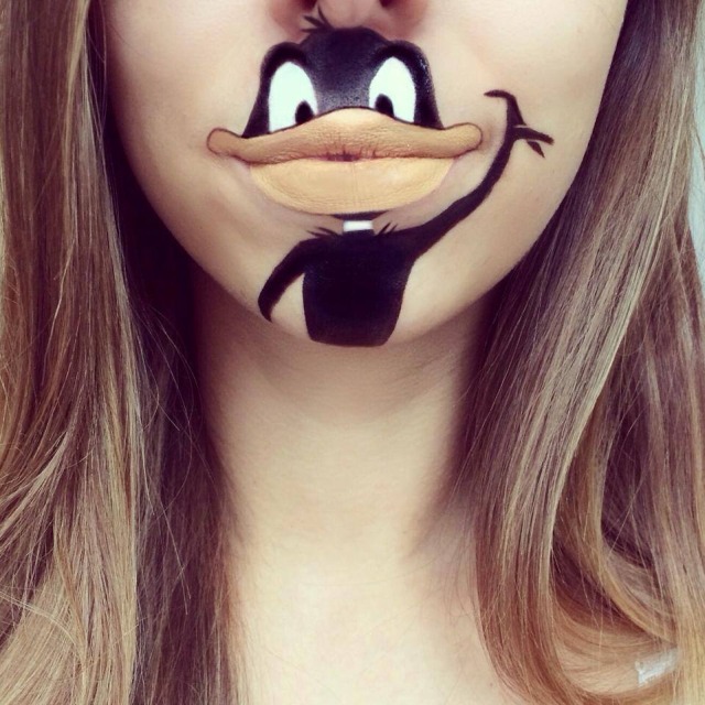 Makeup Artist Turns Her Lips Into Cute Cartoon Characters: 52 amazing photos