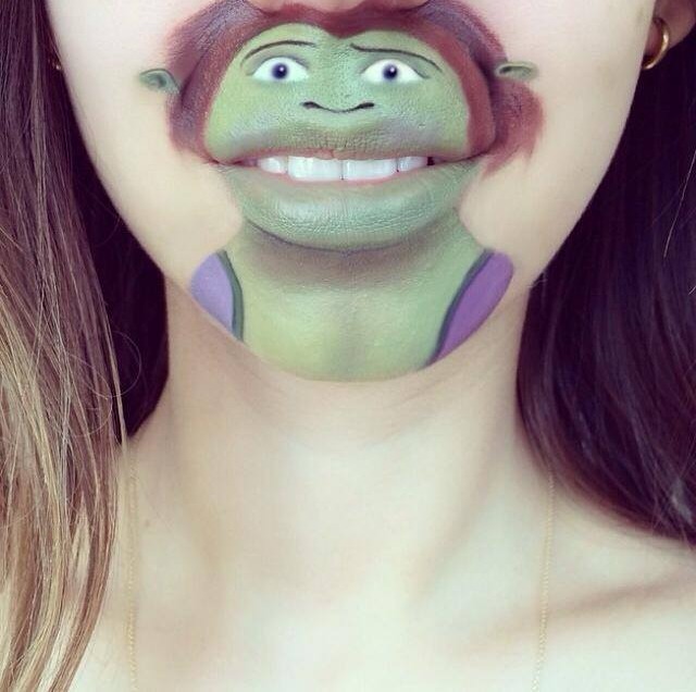 Makeup Artist Turns Her Lips Into Cute Cartoon Characters: 52 amazing photos