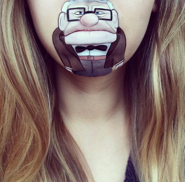 Makeup Artist Turns Her Lips Into Cute Cartoon Characters: 52 amazing photos