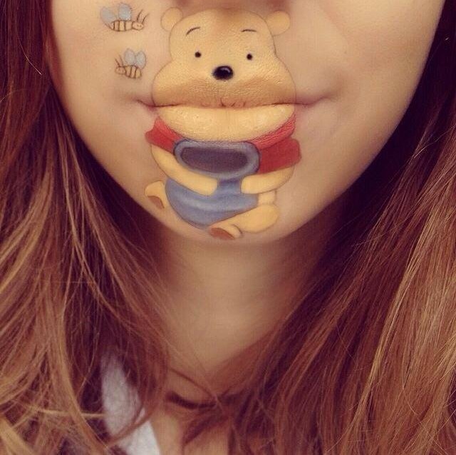 Makeup Artist Turns Her Lips Into Cute Cartoon Characters: 52 amazing photos