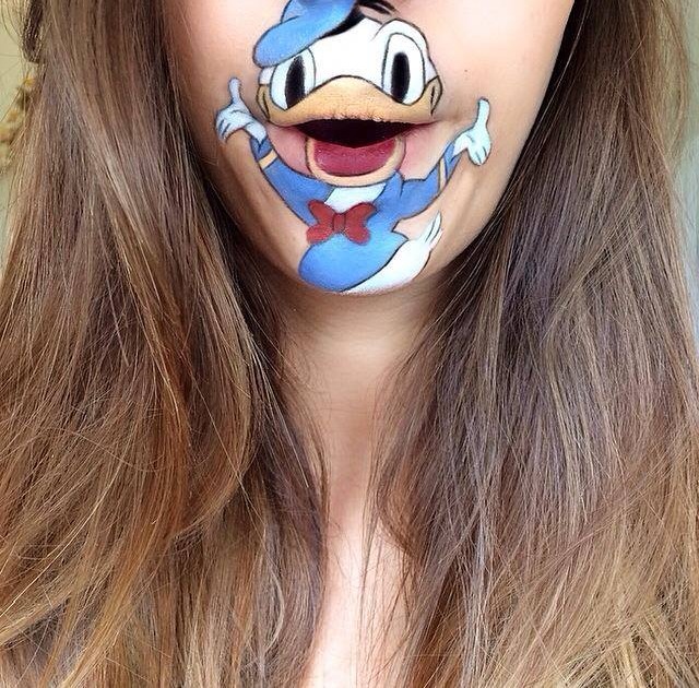 Makeup Artist Turns Her Lips Into Cute Cartoon Characters: 52 amazing photos