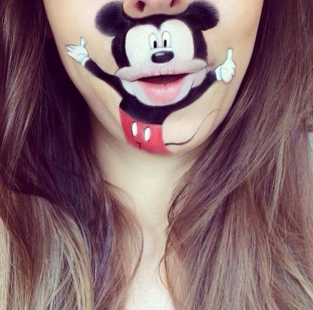 Makeup Artist Turns Her Lips Into Cute Cartoon Characters: 52 amazing photos