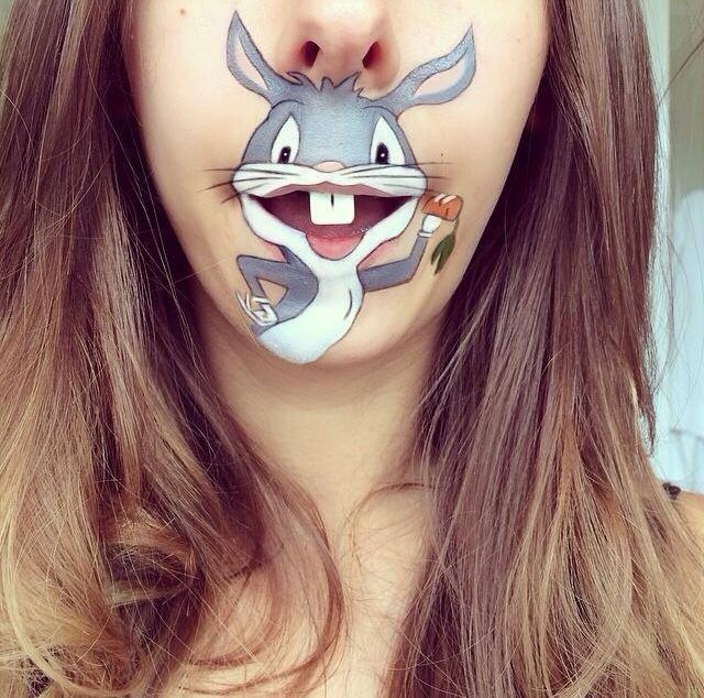 Makeup Artist Turns Her Lips Into Cute Cartoon Characters: 52 amazing photos