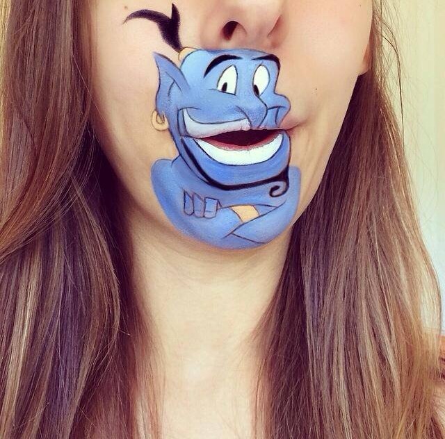 Makeup Artist Turns Her Lips Into Cute Cartoon Characters: 52 amazing photos