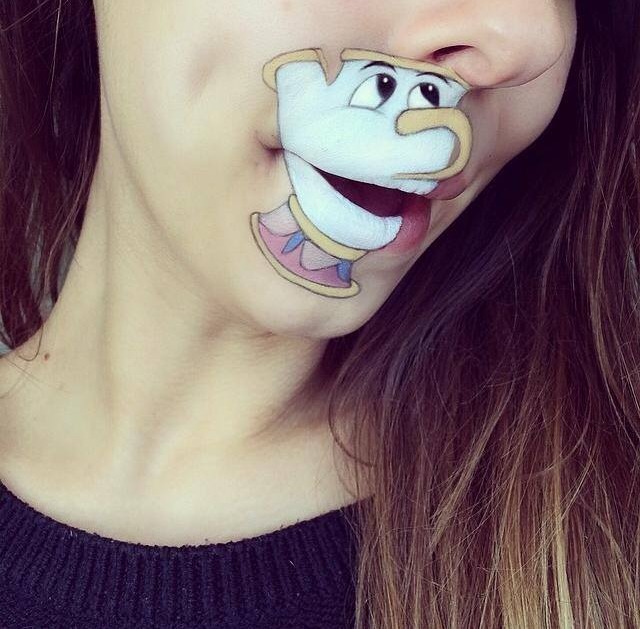 Makeup Artist Turns Her Lips Into Cute Cartoon Characters: 52 amazing photos