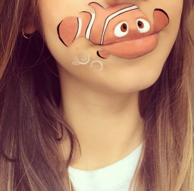 Makeup Artist Turns Her Lips Into Cute Cartoon Characters: 52 amazing photos