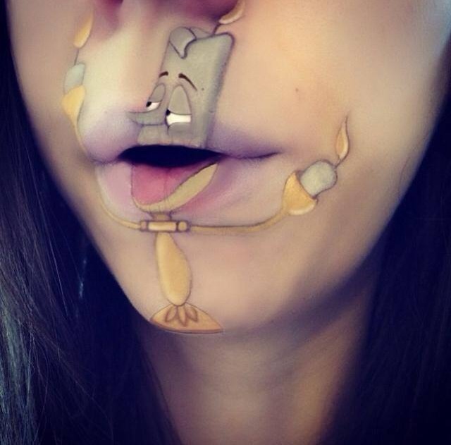 Makeup Artist Turns Her Lips Into Cute Cartoon Characters: 52 amazing photos