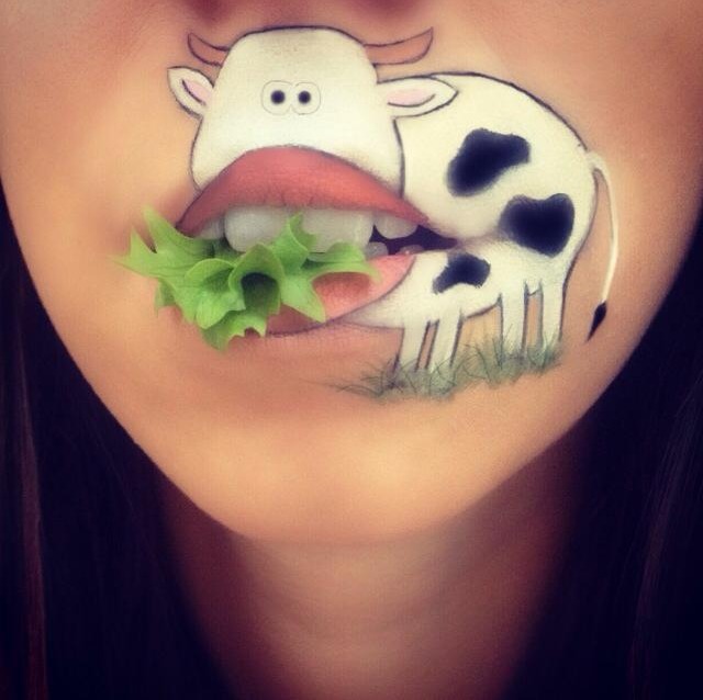 Makeup Artist Turns Her Lips Into Cute Cartoon Characters: 52 amazing photos