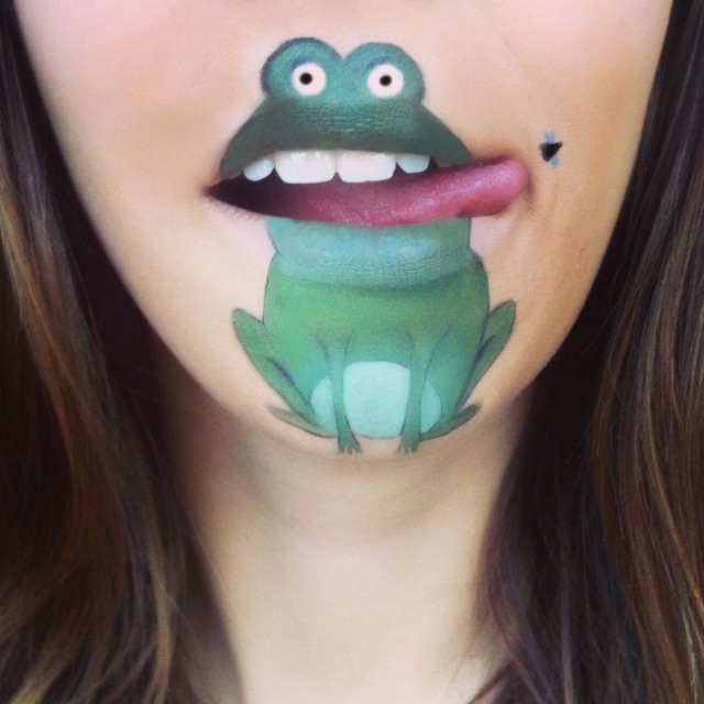 Makeup Artist Turns Her Lips Into Cute Cartoon Characters: 52 amazing photos