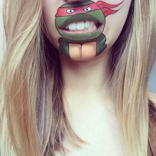 Makeup Artist Turns Her Lips Into Cute Cartoon Characters: 52 amazing photos