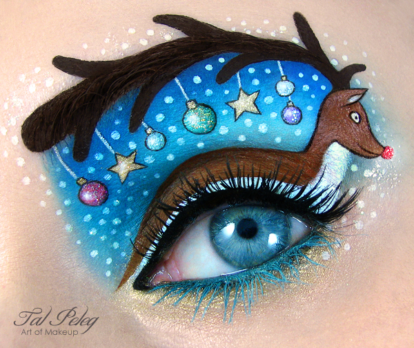 Creative Eye Makeup Illustrations by Tal Peleg