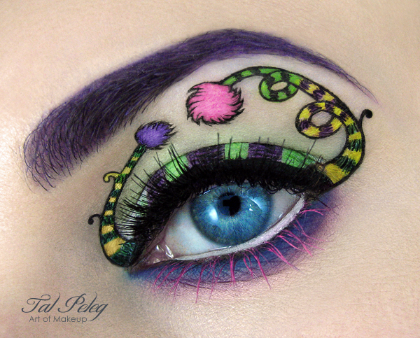 Creative Eye Makeup Illustrations by Tal Peleg