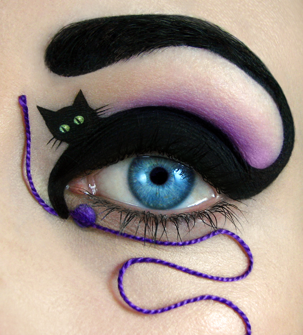 Creative Eye Makeup Illustrations by Tal Peleg