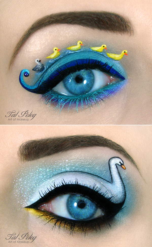 Creative Eye Makeup Illustrations by Tal Peleg