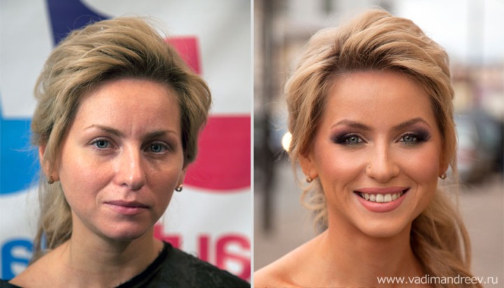 Amazing Before and After Makeup Photos by Vadim Andreev