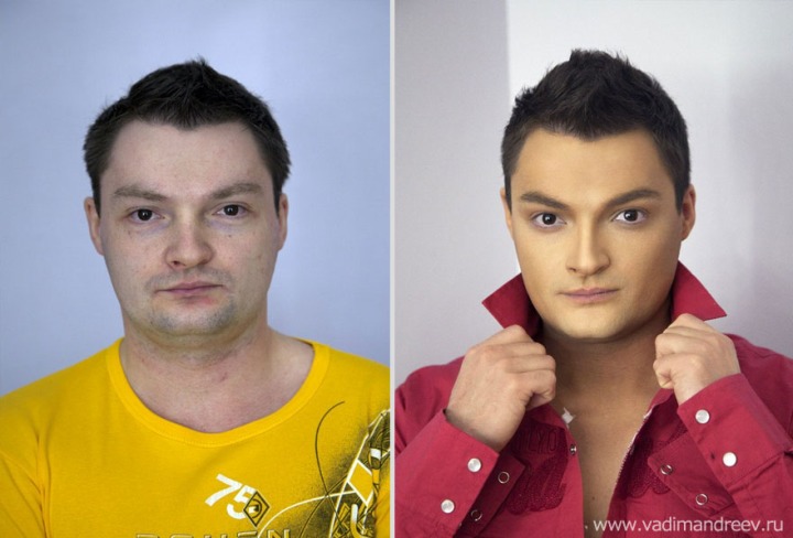 Amazing Before and After Makeup Photos by Vadim Andreev