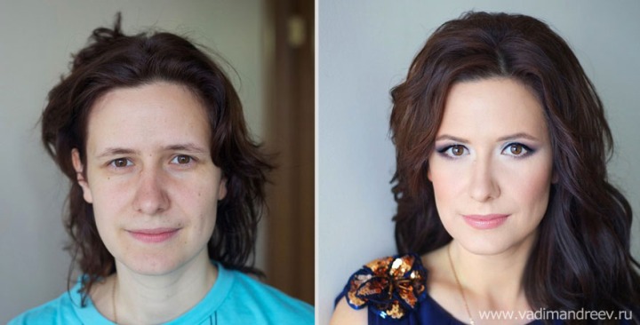 Amazing Before and After Makeup Photos by Vadim Andreev