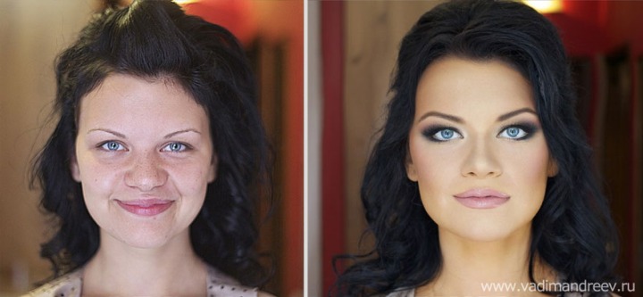 Amazing Before and After Makeup Photos by Vadim Andreev