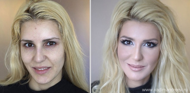 Amazing Before and After Makeup Photos by Vadim Andreev