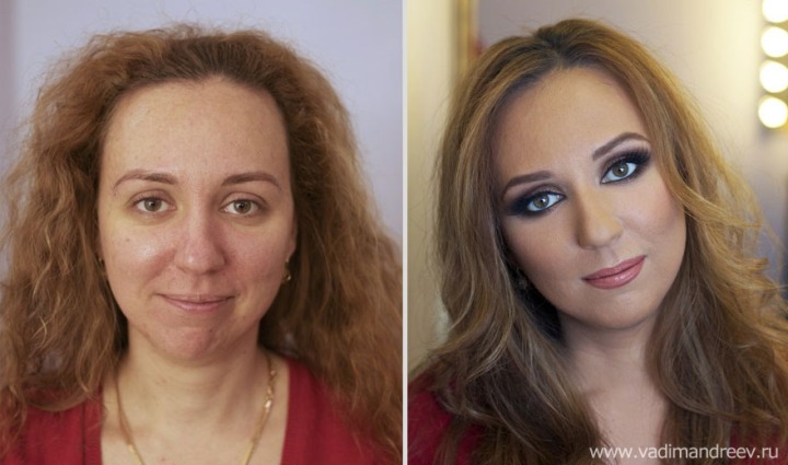 Amazing Before and After Makeup Photos by Vadim Andreev