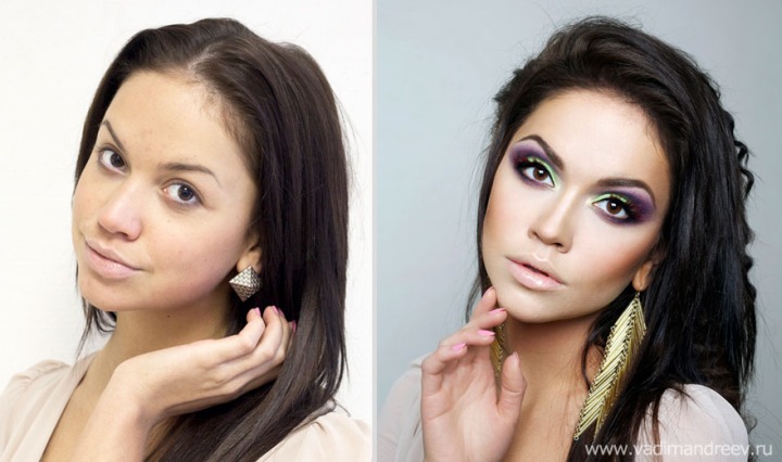 Amazing Before and After Makeup Photos by Vadim Andreev