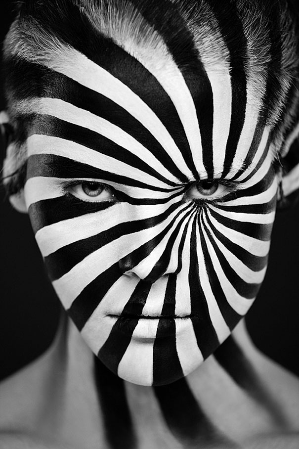 Amazing Face Paintings by Valeriya Kutsan (gallery)