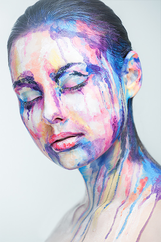 Amazing Face Paintings by Valeriya Kutsan (gallery)