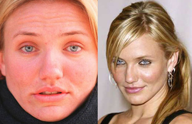 30 Shocking Photos of Hot Celebrities Without Makeup or Photoshop