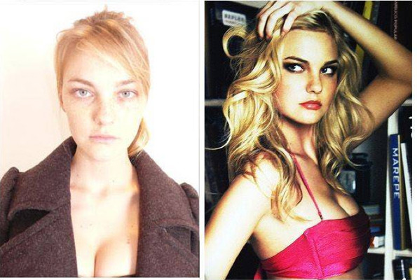 caroline-trentini-before-after-makeup