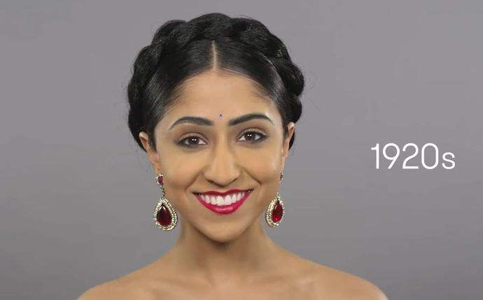 100 Years of Beauty in 1 Minute: India