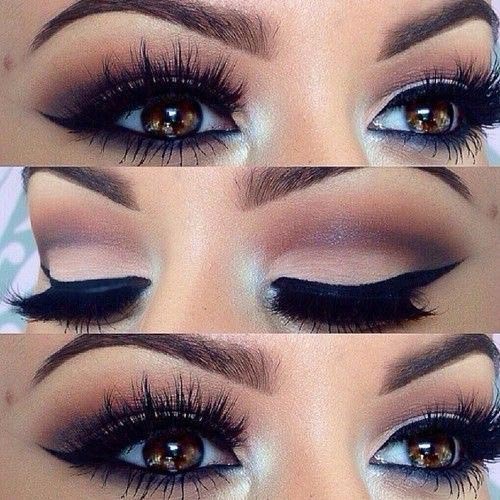 quick eye makeup for brown eyes