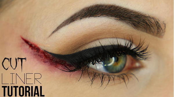 Cut Liner Tutorial for Halloween