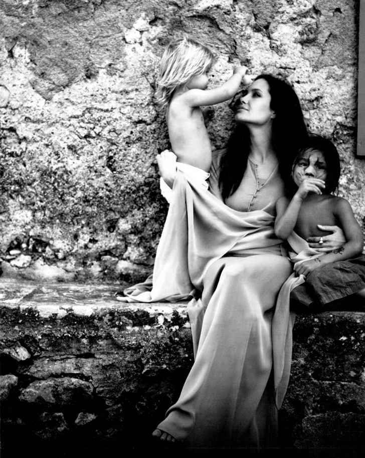 Gallery: Brad Pitt’s Intimate Photos Of Angelina Jolie Offer A BW Glimpse Into Their Family Life