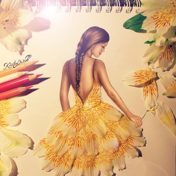 GALLERY: 19-Year-Old Artist Uses Real-Life Objects To Complete Her Illustrations