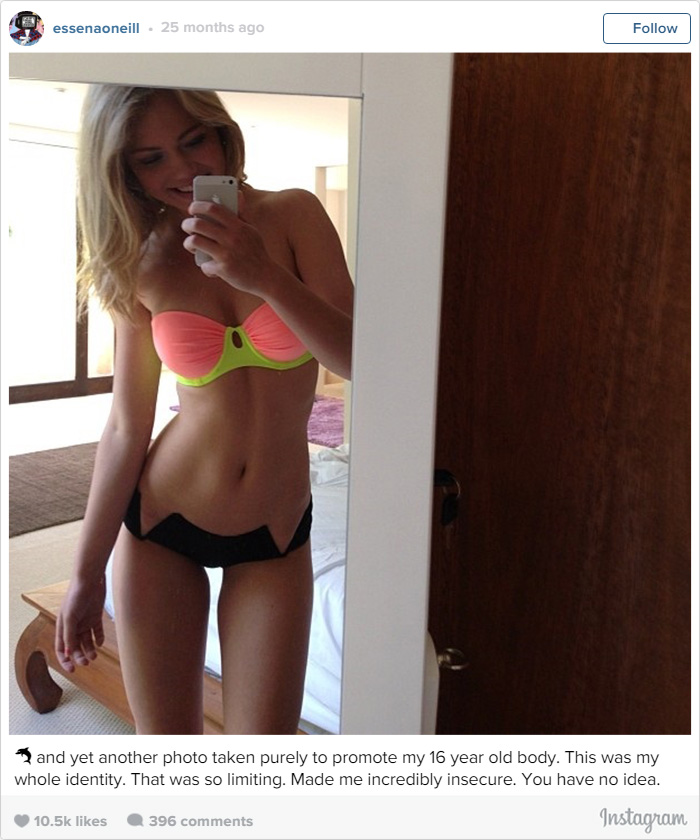 18-Year-Old Model Edits Her Instagram Posts To Reveal The Truth Behind The Photos