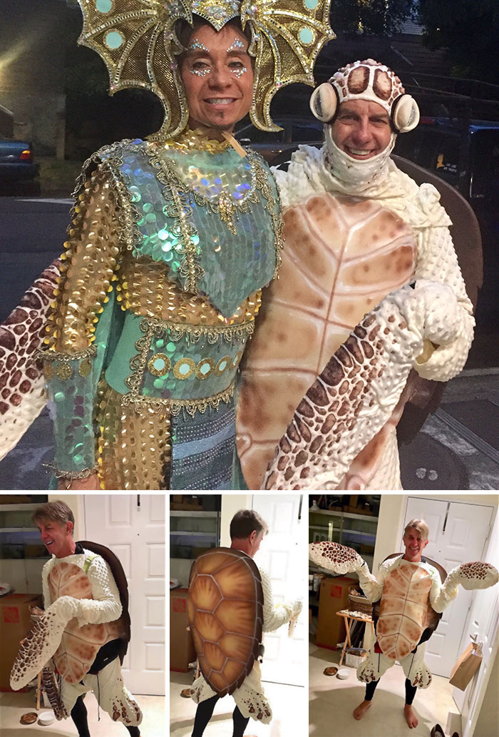 My Friend Needed A Turtle Costume For A Party, So I Made This