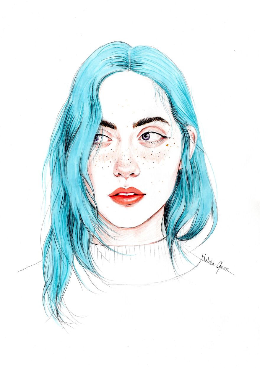 Artist Creates Realistic Portraits Characterised By The Female Presence Of Empowering Women.