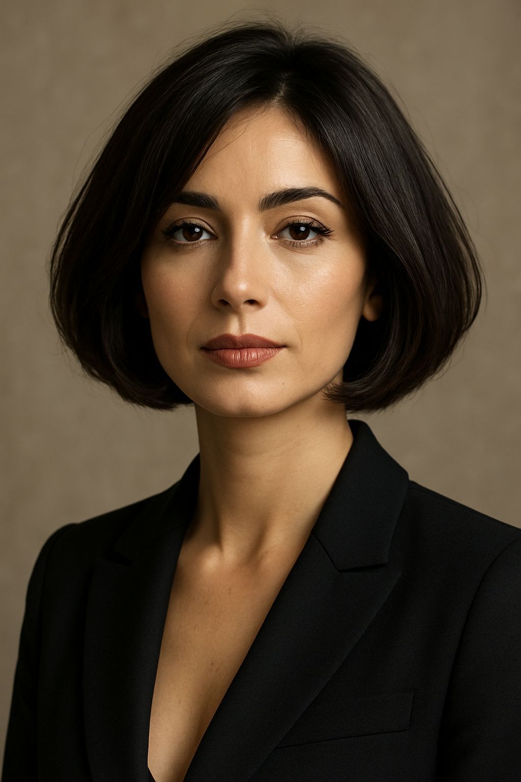 Italian bob haircut chin length soft layers hairstyle 2026