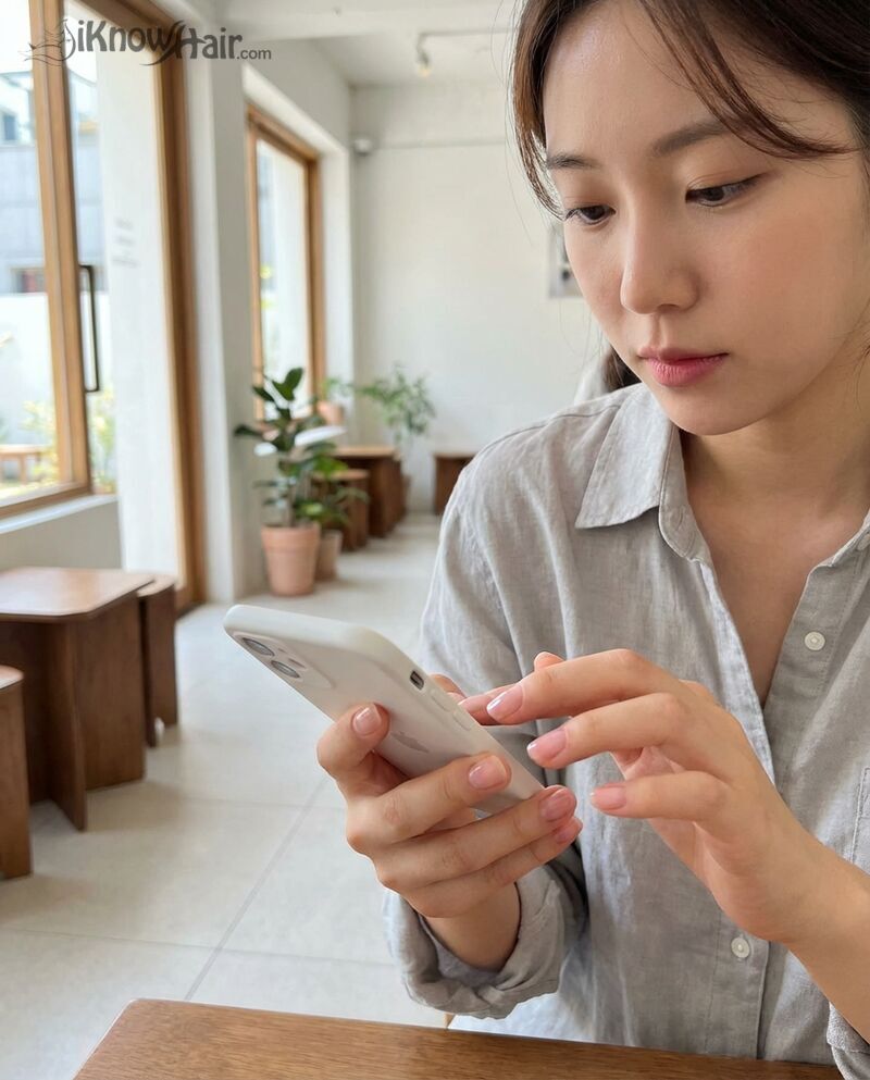 Sheer Pink Natural Nails lifestyle shot for winter 2026