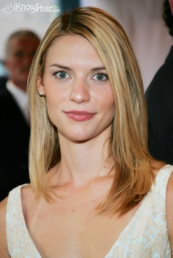 Claire Danes Hairstyles | Claire Danes Straight Side Swept Hairstyle