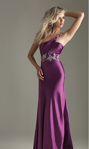 One Shoulder Prom Dress