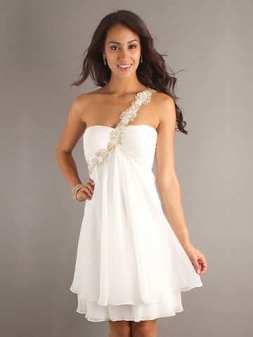 Short Prom Dress White